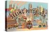 Seeing Pittsburgh, Pennsylvania, Graphics-null-Stretched Canvas