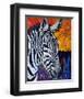 Seeing Stripes Retouched-null-Framed Art Print