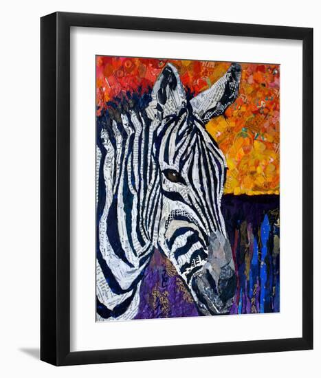 Seeing Stripes Retouched-null-Framed Art Print