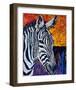 Seeing Stripes Retouched-null-Framed Art Print