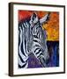 Seeing Stripes Retouched-null-Framed Art Print