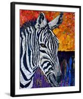 Seeing Stripes Retouched-null-Framed Art Print