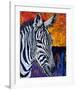 Seeing Stripes Retouched-null-Framed Art Print