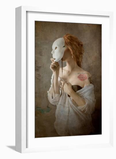 seeing through the mask-Olga Mest-Framed Photographic Print