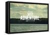 Seek Adventure-Vintage Skies-Framed Stretched Canvas