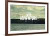Seek Adventure-Vintage Skies-Framed Giclee Print