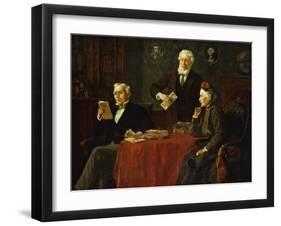 Seeking Advice-Louis Charles Moeller-Framed Giclee Print