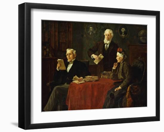 Seeking Advice-Louis Charles Moeller-Framed Giclee Print