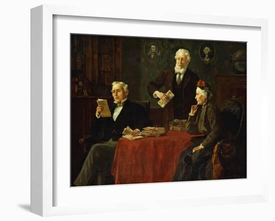 Seeking Advice-Louis Charles Moeller-Framed Giclee Print