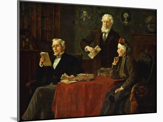 Seeking Advice-Louis Charles Moeller-Mounted Giclee Print