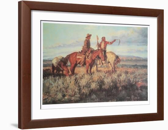 Seeking Directions-Joe Beeler-Framed Collectable Print