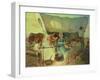 Seeking the New Home-Newell Convers Wyeth-Framed Giclee Print