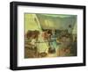 Seeking the New Home-Newell Convers Wyeth-Framed Premium Giclee Print
