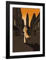 Seemann Und Mädchen In New York-Franckie Alarcon-Framed Art Print