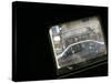 Seen Through the Bulletproof Window of a U.S. Humvee, Iraqis Smile from Their Car-null-Stretched Canvas