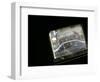 Seen Through the Bulletproof Window of a U.S. Humvee, Iraqis Smile from Their Car-null-Framed Photographic Print
