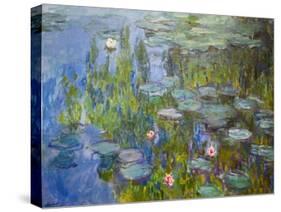 Seerosen-Claude Monet-Stretched Canvas