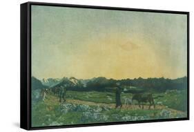 Segantini Ufo-Giovanni Segantini-Framed Stretched Canvas