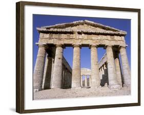 Segasta Temple, Sicily, Italy-Peter Thompson-Framed Photographic Print