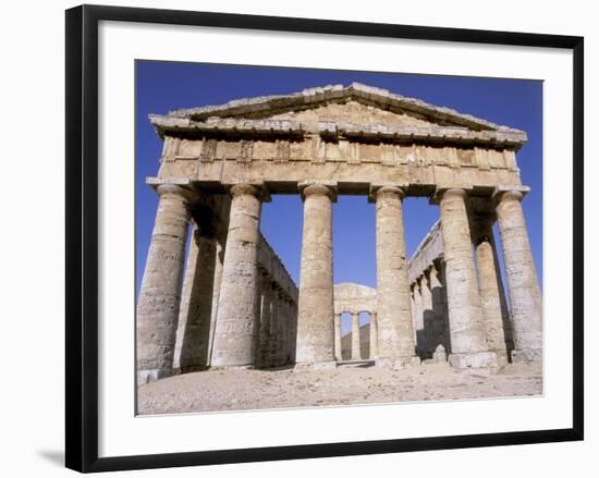 Segasta Temple, Sicily, Italy-Peter Thompson-Framed Photographic Print