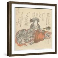 Segawa Kikunojô as Tomoe Gozen, c.1825-29-Utagawa Toyokuni-Framed Giclee Print