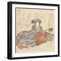 Segawa Kikunojô as Tomoe Gozen, c.1825-29-Utagawa Toyokuni-Framed Giclee Print