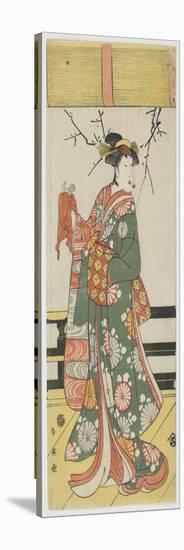 Segawa Kikunojo III as Itohagi, 1792-Katsukawa Shun'ei-Stretched Canvas