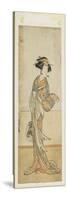 Segawa Kikunoju in a Female Role, Late 18th Century-Katsukawa Shunsho-Stretched Canvas