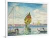 Segelboote auf dem Giudecca oder Venedig, Marine. 1903-1905-Henri Edmond Cross-Framed Premium Giclee Print