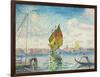 Segelboote auf dem Giudecca oder Venedig, Marine. 1903-1905-Henri Edmond Cross-Framed Premium Giclee Print