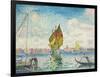 Segelboote auf dem Giudecca oder Venedig, Marine. 1903-1905-Henri Edmond Cross-Framed Premium Giclee Print