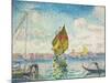 Segelboote auf dem Giudecca oder Venedig, Marine. 1903-1905-Henri Edmond Cross-Mounted Giclee Print