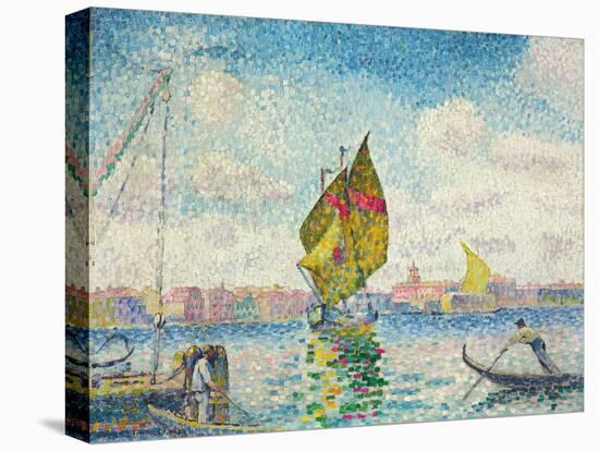 Segelboote auf dem Giudecca oder Venedig, Marine. 1903-1905-Henri Edmond Cross-Stretched Canvas