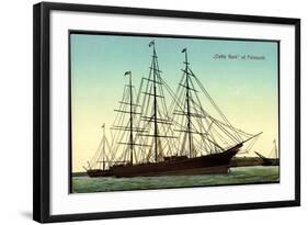 Segelschiff Cutty Sark Im Hafen Von Falmouth-null-Framed Giclee Print