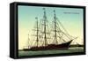 Segelschiff Cutty Sark Im Hafen Von Falmouth-null-Framed Stretched Canvas