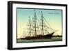 Segelschiff Cutty Sark Im Hafen Von Falmouth-null-Framed Giclee Print