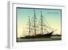 Segelschiff Cutty Sark Im Hafen Von Falmouth-null-Framed Giclee Print