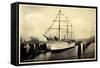 Segelschiff Hein Godenwind Am Hafen Vor Anker-null-Framed Stretched Canvas