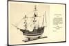 Segelschiff Santa Maria, Christoph Kolumbus, Modell-null-Mounted Giclee Print
