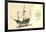 Segelschiff Santa Maria, Christoph Kolumbus, Modell-null-Framed Giclee Print