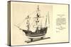 Segelschiff Santa Maria, Christoph Kolumbus, Modell-null-Stretched Canvas
