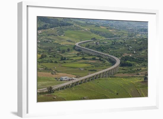 Segesta, Highway-Guido Cozzi-Framed Photographic Print