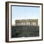 Segeste (Sicily, Italy), the Temple (Late Vth Century B,C,), Circa 1860-Leon, Levy et Fils-Framed Photographic Print