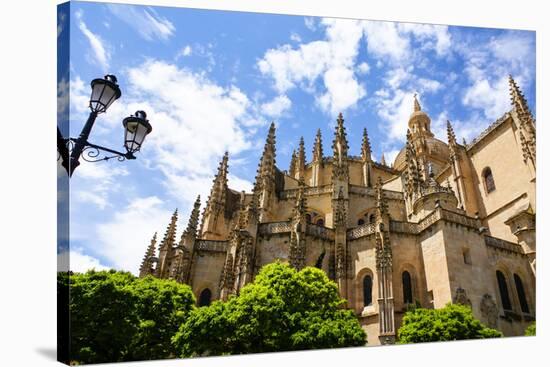 Segovia Cathedral, A Roman Catholic Religious Church in Segovia, Spain.-perszing1982-Stretched Canvas