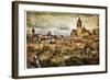 Segovia - Medieval City Of Spain - Artistic Retro Styled Picture-Maugli-l-Framed Art Print