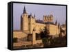 Segovia's Alcazar, or Fortified Palace, Originally Dates from the 14th and 15th Centuries-Amar Grover-Framed Stretched Canvas