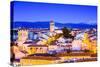 Segovia, Spain Old Town Cityscape-Sean Pavone-Stretched Canvas