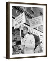 Segregation Protest Belafonte-J. Walter Green-Framed Premium Photographic Print