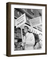 Segregation Protest Belafonte-J. Walter Green-Framed Photographic Print