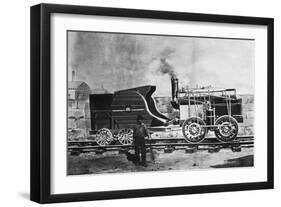 Seguin's Locomotive 1827-null-Framed Giclee Print